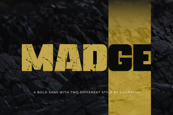 A Bold Chunky Display Font for Editorial Design