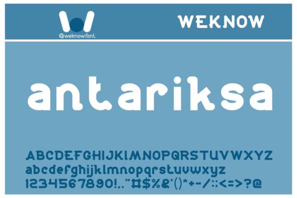 Antariksa Display Font for Bold, Futuristic Maker Projects
