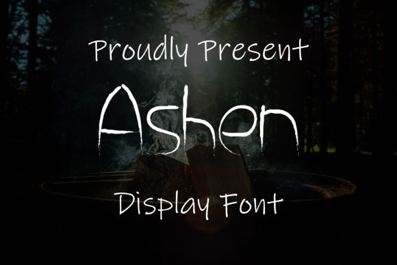 Ashen Display Font for Standout Campaign Headlines