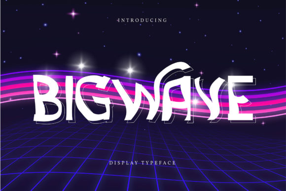 Bigwave Display Font for Bold, Retro-Inspired Web Headlines