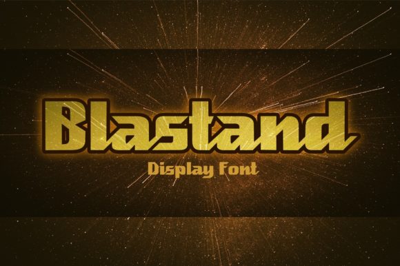 Blastand: A Bold Handwritten Font for Editorial Design