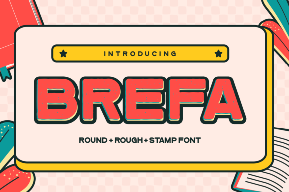 Brefa Display Font for Bold, Handmade Branding