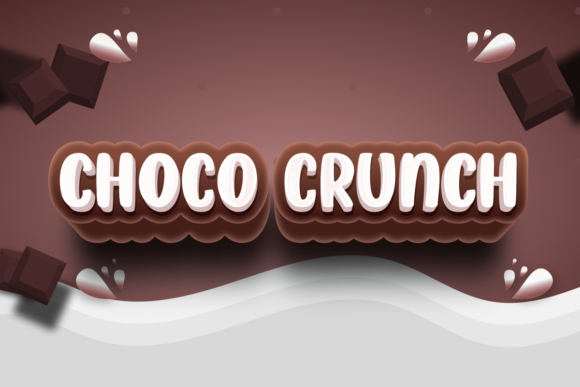 Choco Crunch: A Chunky Display Font for Editorial Design