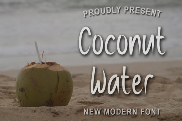 Coconut Water: A Playful Display Font for Memorable Branding
