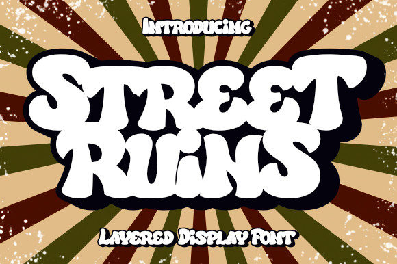 Creating a Consistent Retro Vibe with the Street Ruins Font