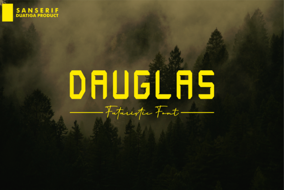 Dauglas: The Bold Retro Display Font for Crafters and Makers