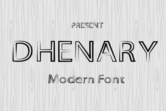 Dhenary Display Font for Polished Brand Visuals