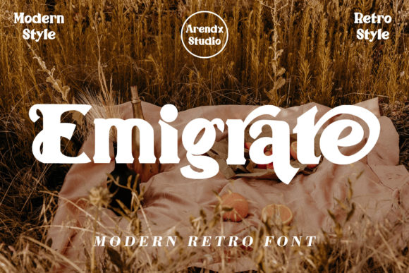 Emigrate Display Font for Scroll-Stopping Visuals