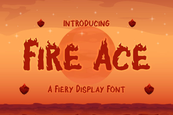 Fire Ace Display Font: Hot Style for Spicy Branding