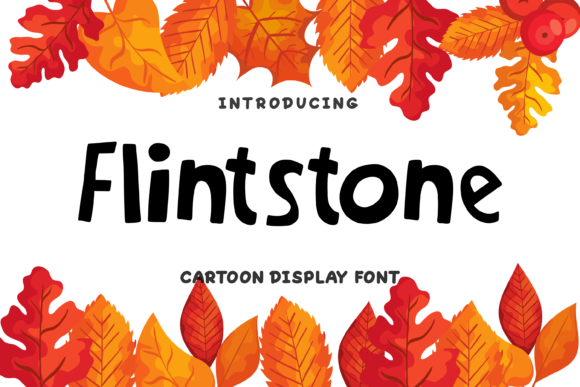 Flintstone Display Font for Playful Campaigns