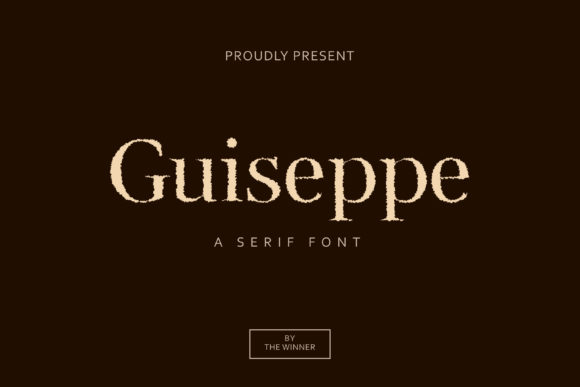 Guiseppe Display Font for Bold Brand Identity