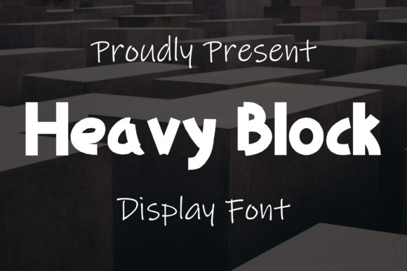 Heavy Block: The Chunky Display Font for Bold Branding