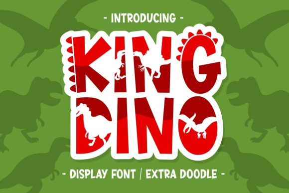 King Dino – Friendly Display Font for Playful Editorial Design