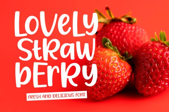 Lovely Strawberry Font for Playful Web Design