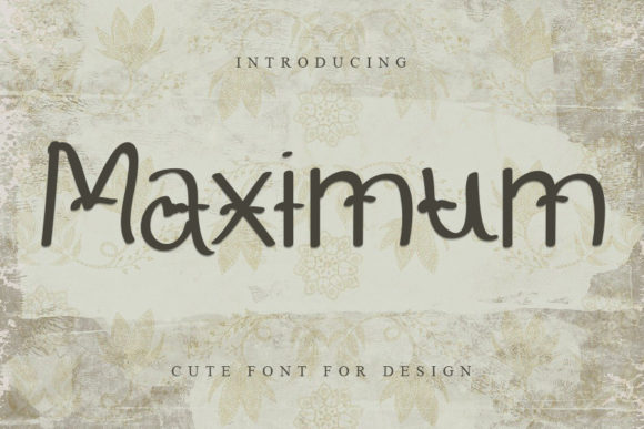 Maximum Font for Standout Display Typography