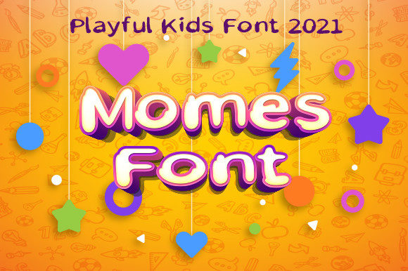 Momes Display Font for Playful Branding Projects