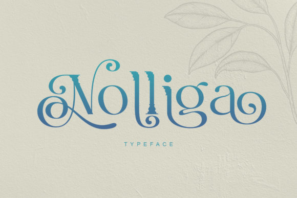 Nolliga Font: Elegant Display Typeface for Branding