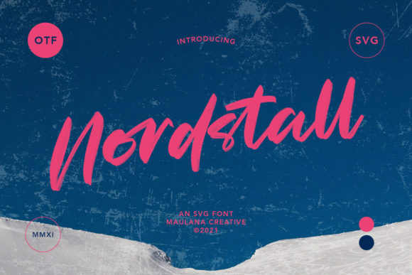 Nordstall Handwritten Font for Makers
