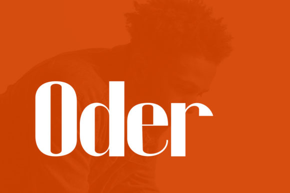 Oder Font: Minimal Cool Display Typeface for Crafters