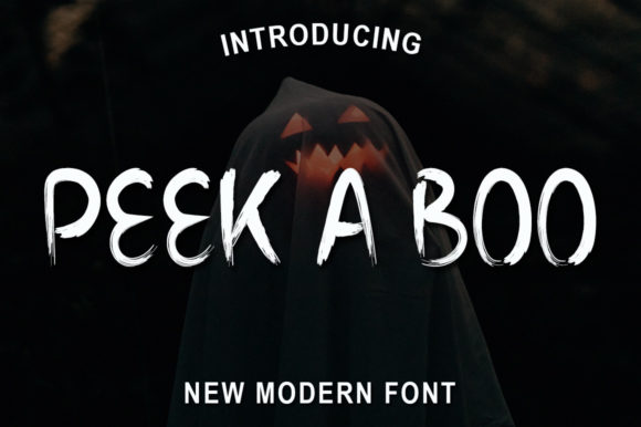 Peek a Boo: A Cool Brushed Display Font for Handmade Labels, Stationery, and Creative Branding