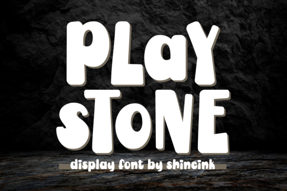 Playstone: A Bouncy Display Font for Playful Branding
