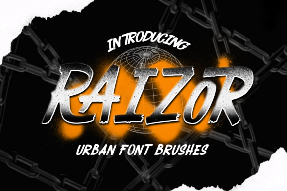 Raizor Display Font for Bold, Street-Styled Craft Projects