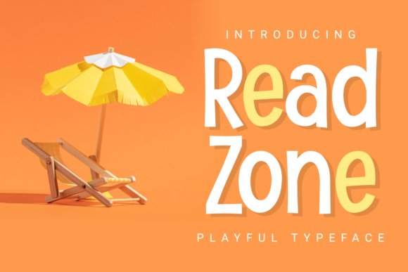Readzone: A Playful and Cool Display Font for Editorial Charm