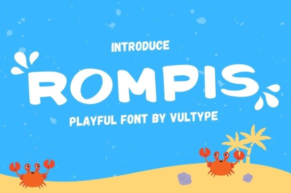 Rompis Display Font for Small Business Branding