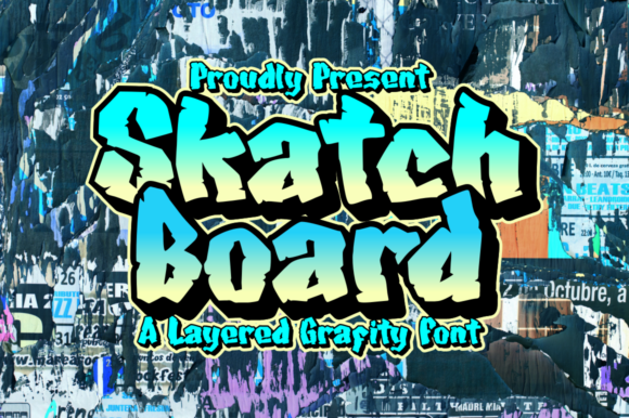 Skatchboard: A Graffiti-Styled Display Font for Bold Brand Campaigns