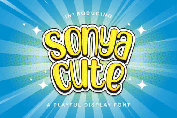 Sonya Cute: The Playful Display Font for Handmade Brands