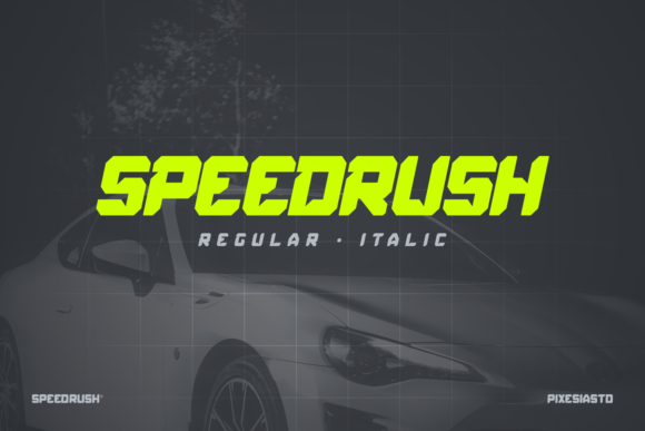 Speed Rush Display Font for Bold Business Branding