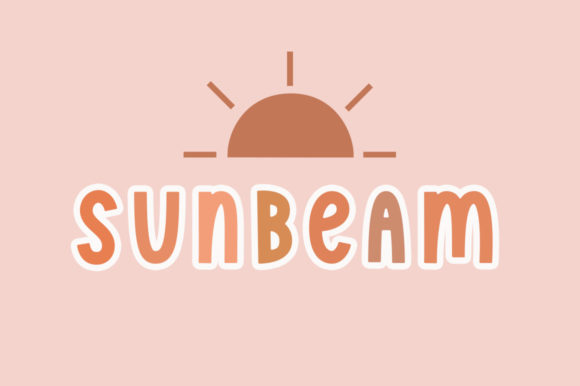 Sunbeam Font: Bold Display Typeface for Small Business Branding