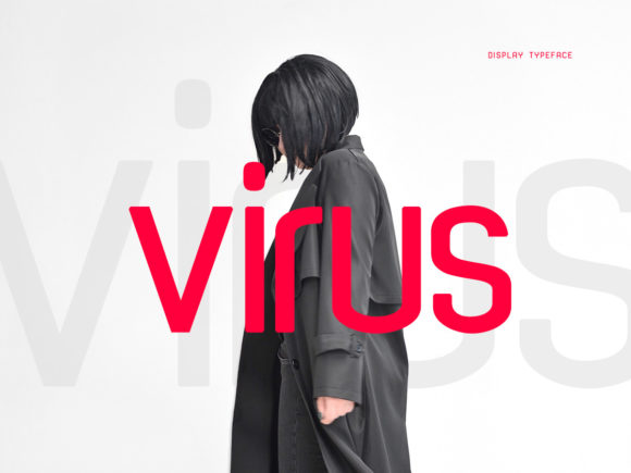 Virus: A Minimal Display Font for Editorial Design Projects