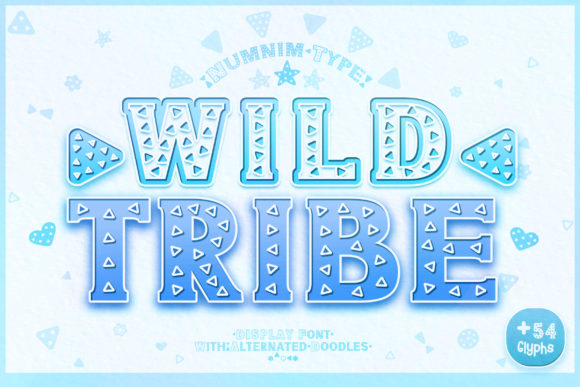Wild Tribe Display Font for Playful Business Branding